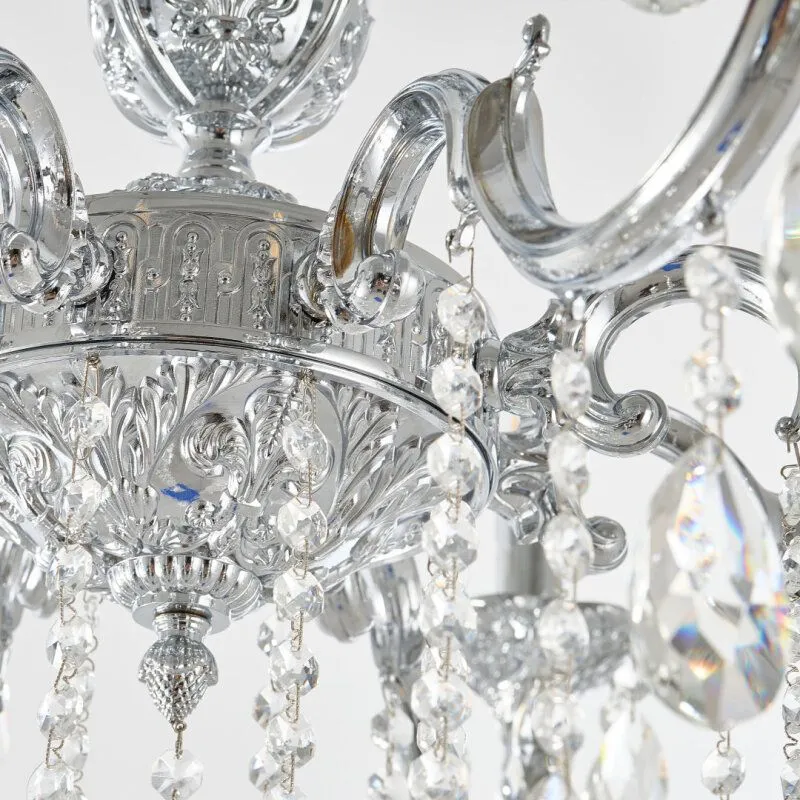 Подвесная люстра Bohemia Ivele Crystal AL7801 AL78101/8/250 B Ni