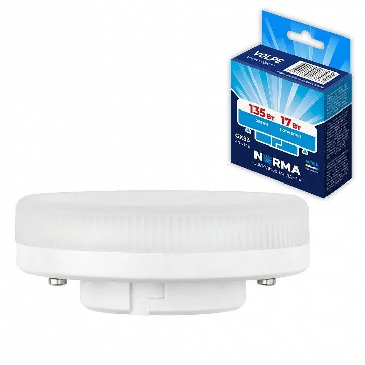 Лампа светодиодная Volpe LED-GX53 GX53 17Вт 4000K UL-00011436