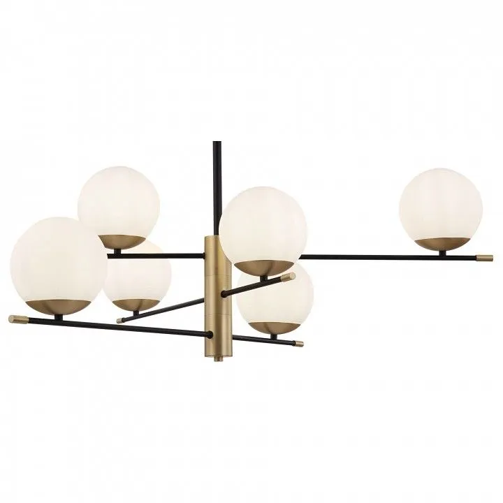Люстра на штанге Maytoni Ностальгия MOD048PL-06G