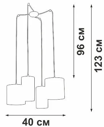 Подвесная люстра Vitaluce V3089 V3089-1/4S