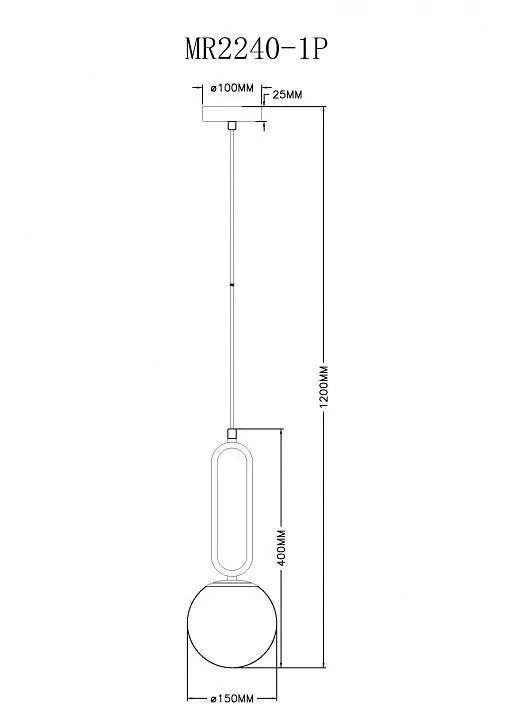 Подвесной светильник MyFar Pierre MR2240-1P Подвесной светильник MyFar Pierre MR2240-1P