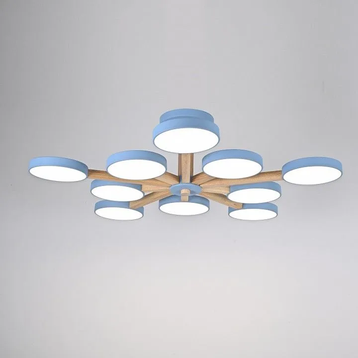 Люстра на штанге Imperiumloft TURNA Blue TURNA-B01