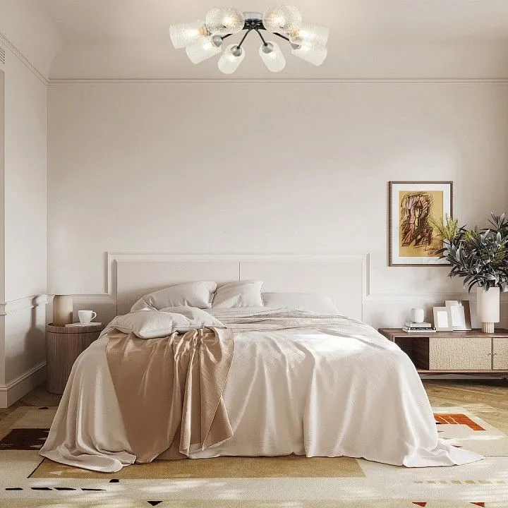 Потолочная люстра Arte Milano Napoli-326207 326207/8 CR.BK Потолочная люстра Arte Milano Napoli-326207 326207/8 CR.BK