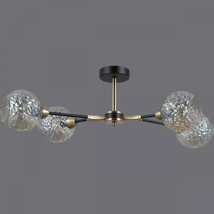 Люстра на штанге ILLUMICO  IL0253-4CSQ-79 BK AB