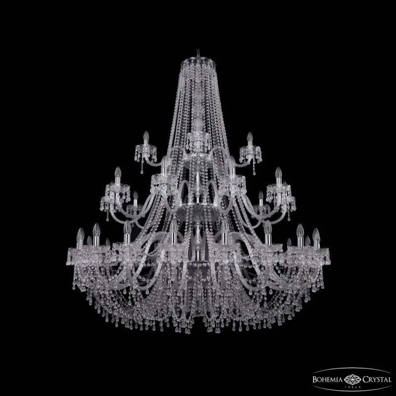Подвесная люстра Bohemia Ivele Crystal 1410 1410/20+10+5/530/3d Ni V0300