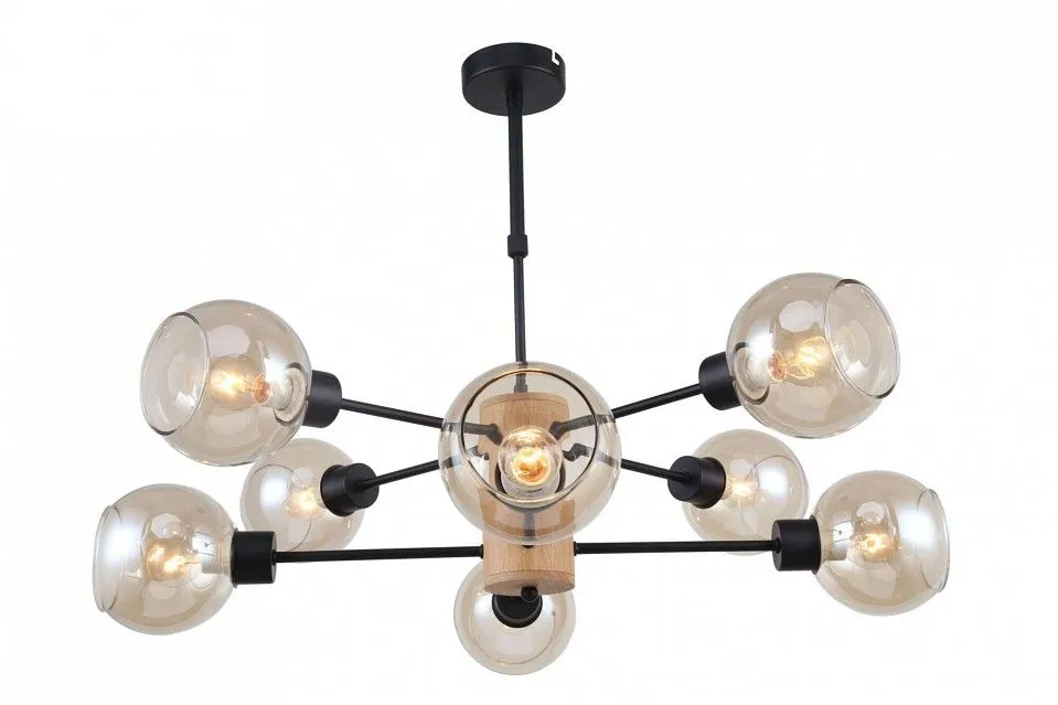 Люстра на штанге Freya Marvin FR5055PL-08B
