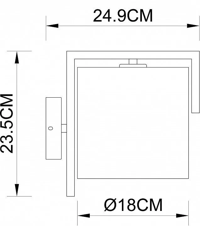 Бра Arte Lamp Aperol A5031AP-1SS