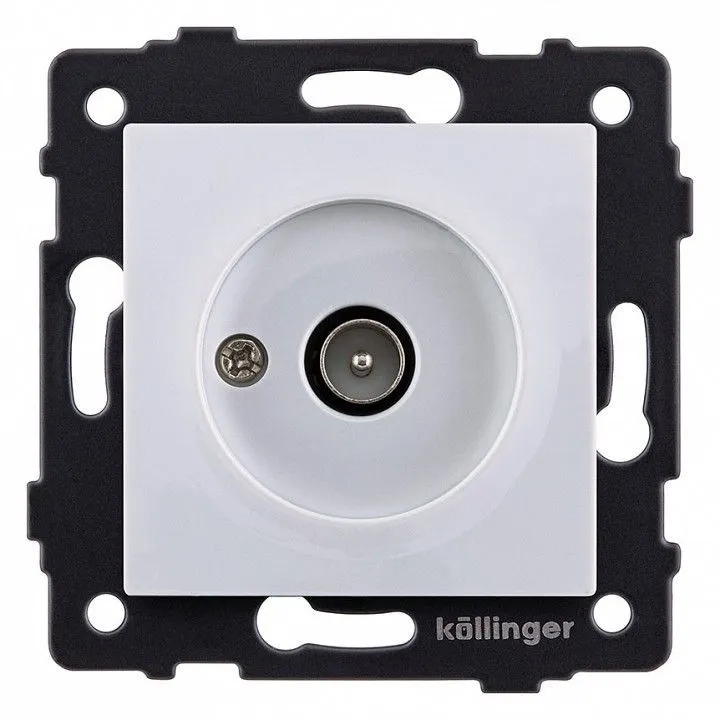 ТВ-розетка без рамки Kollinger  REA-007WH