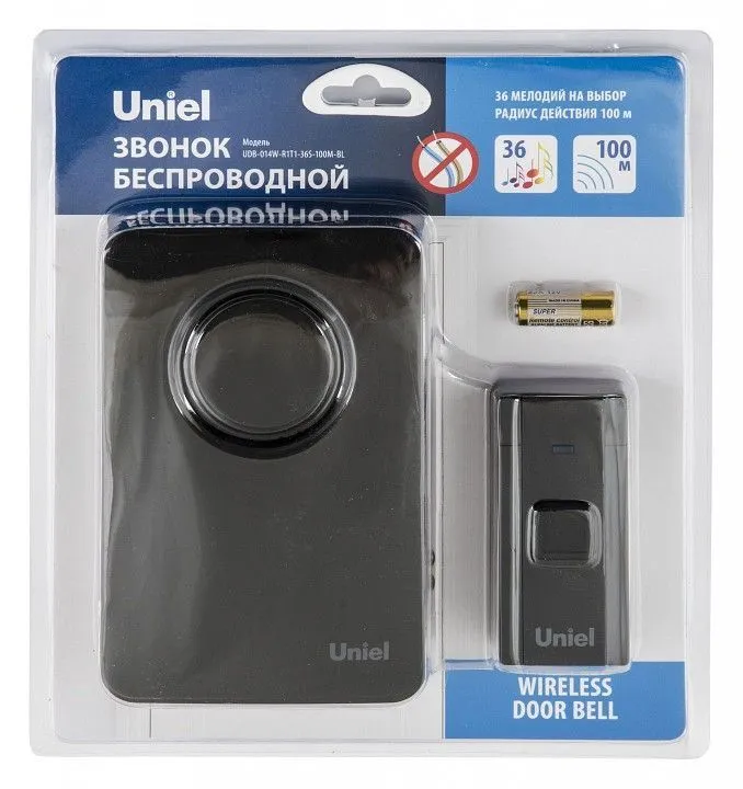 Звонок беспроводной Uniel UDB UL-00006433