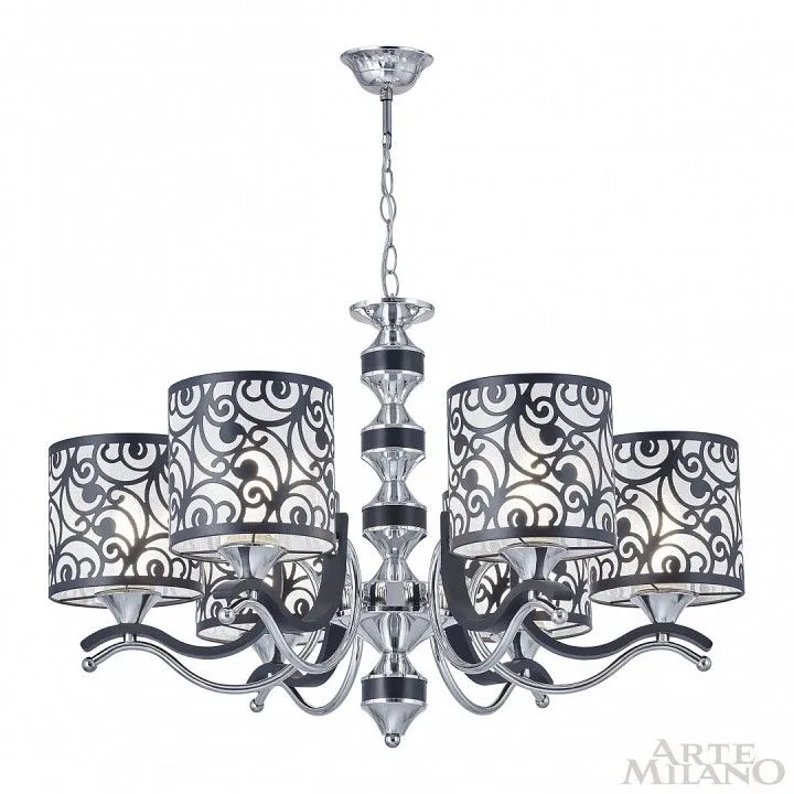 Подвесная люстра Arte Milano Florentia-4957 304957/6 Bk/Ni
