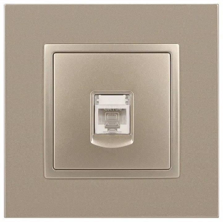 Розетка Ethernet RJ-45 без рамки Эра Эра Elegance 14-3107-04