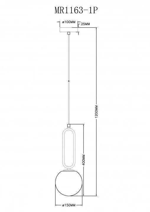 Подвесной светильник MyFar Pierre MR1163-1P Подвесной светильник MyFar Pierre MR1163-1P