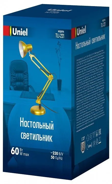 Настольная лампа офисная Uniel  UL-00011103 Настольная лампа офисная Uniel  UL-00011103