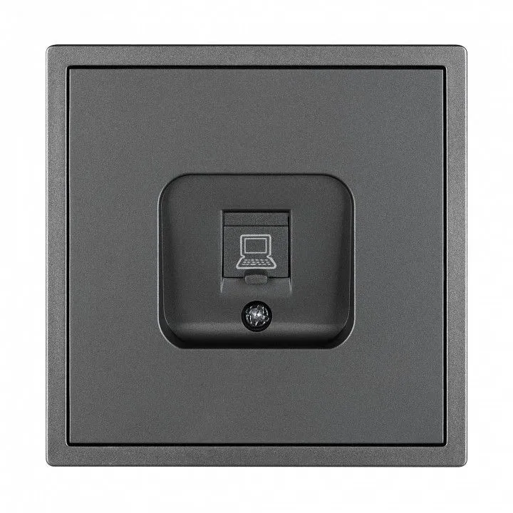 Розетка Ethernet RJ-45 и со шторками, без рамки Arlight SCT-TENDO 054593