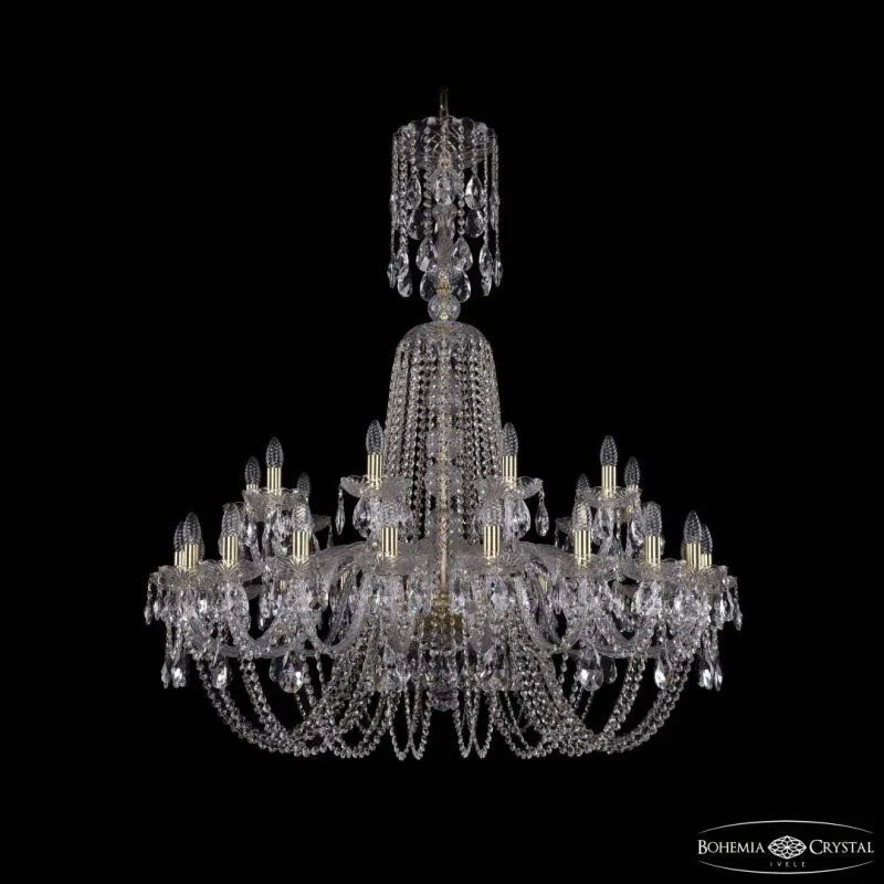 Подвесная люстра Bohemia Ivele Crystal 1402 1402/20+10/400/XL-130 G