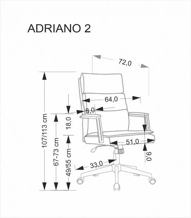 Кресло компьютерное Adriano 2