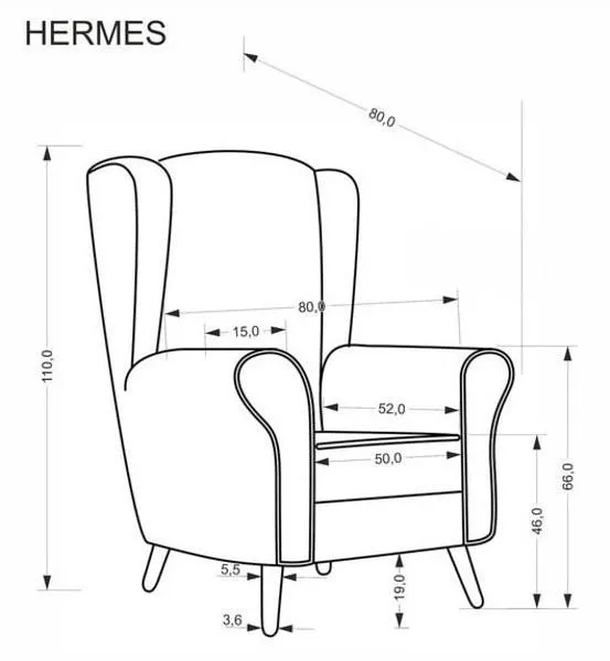 Кресло Hermes