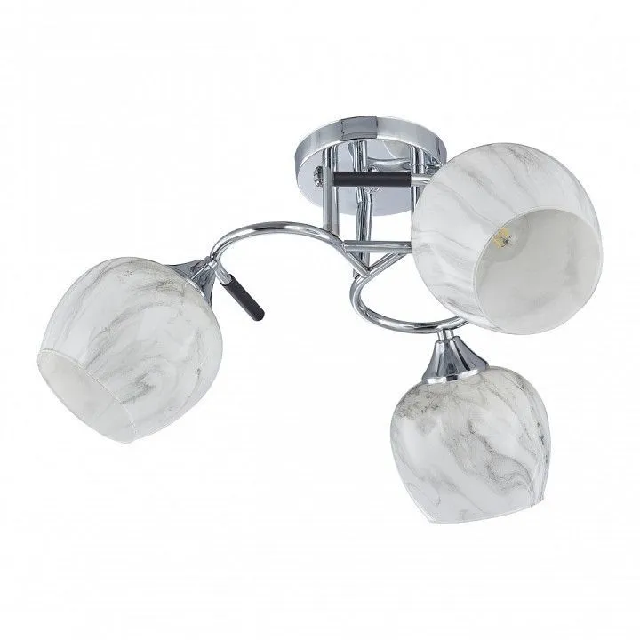 Потолочная люстра Arte Milano AMALFI-327985 327985/3 CR+BK