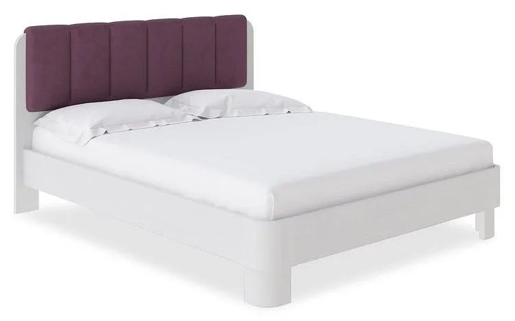 Кровать полутораспальная Орматек Wood Home 2 140-200 Кровать Wood Home 2 Белая эмаль (сосна) с брашированием/Diva Вечерний ирис (322) Кровать полутораспальная Орматек Wood Home 2 140-200 Кровать Wood Home 2 Белая эмаль (сосна) с брашированием/Diva Вечерний ирис (322)