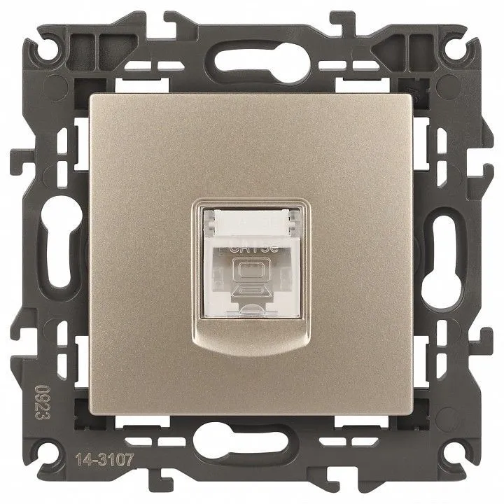 Розетка Ethernet RJ-45 без рамки Эра Эра Elegance 14-3107-04