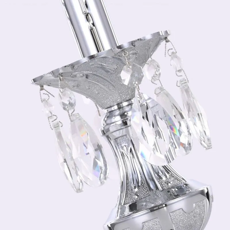 Настольная лампа декоративная Bohemia Ivele Crystal AL77 AL77200L/1-25 Ni