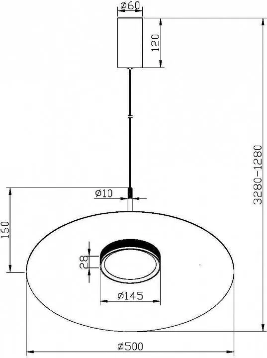 Подвесной светильник Maytoni Эль MOD041PL-L15W3K1