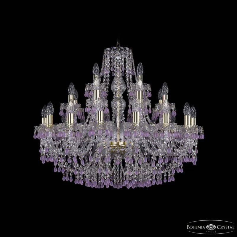 Подвесная люстра Bohemia Ivele Crystal 1410 1410/16+8+4/300 G V7010
