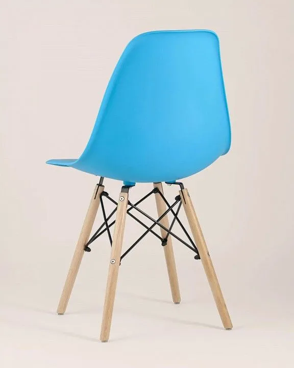 Набор из 4 стульев Stool Group Eames Y801 aqua X4, УТ000003476 Набор из 4 стульев Stool Group Eames Y801 aqua X4, УТ000003476