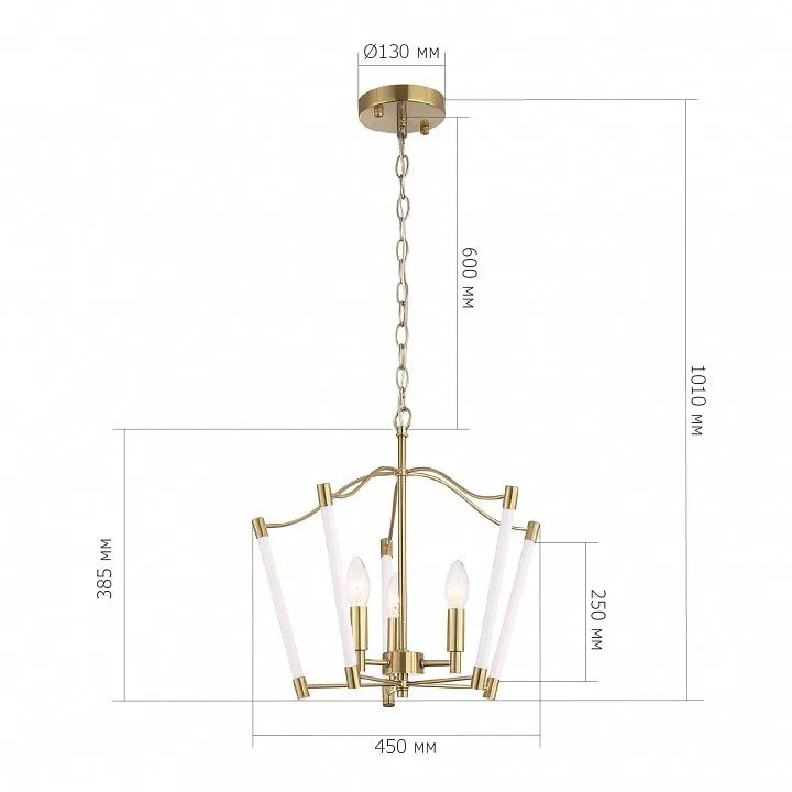 Подвесная люстра ST-Luce BRASS SL1406.303.03