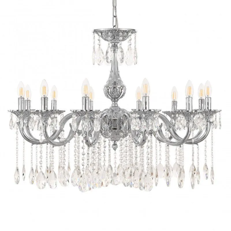 Подвесная люстра Bohemia Ivele Crystal AL7801 AL78101/12/300 A Ni