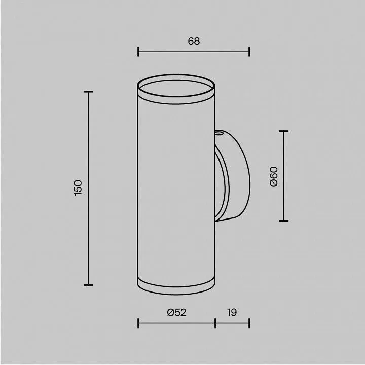 Бра Maytoni Technical Фокус С C068WL-02W