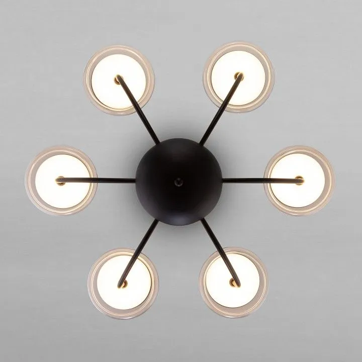 Люстра на штанге Eurosvet Fungo 50388 LED черный