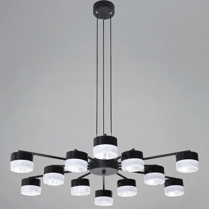 Подвесная люстра Reluce  19490-0.4-6+6 Black