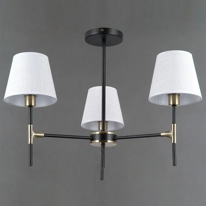 Люстра на штанге ILLUMICO CASTOR IL0185-3CSQ-24 BK AB CASTOR