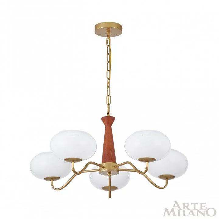 Подвесная люстра Arte Milano AM-Napoli 310166/D680/5 BS/WD