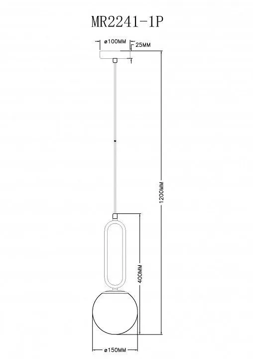 Подвесной светильник MyFar Pierre MR2241-1P Подвесной светильник MyFar Pierre MR2241-1P