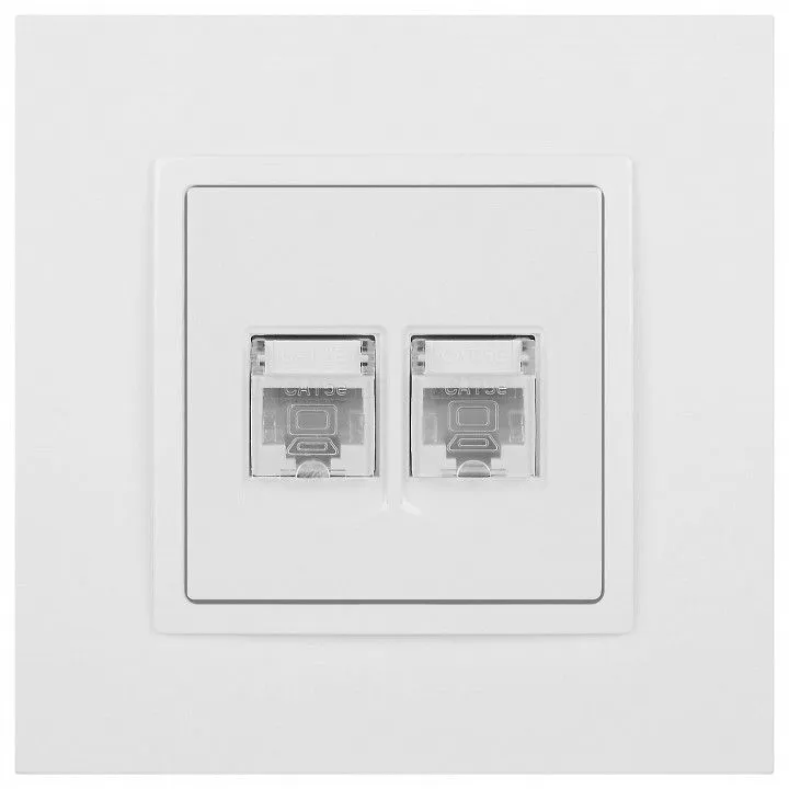 Розетка Ethernet RJ-45 без рамки Эра Эра Elegance 14-3108-01