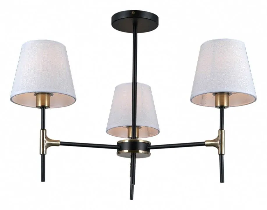 Люстра на штанге ILLUMICO CASTOR IL0185-3CSQ-24 BK AB CASTOR