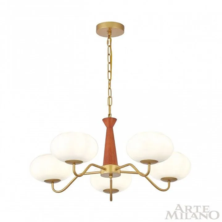 Подвесная люстра Arte Milano AM-Napoli 310166/D680/5 BS/WD