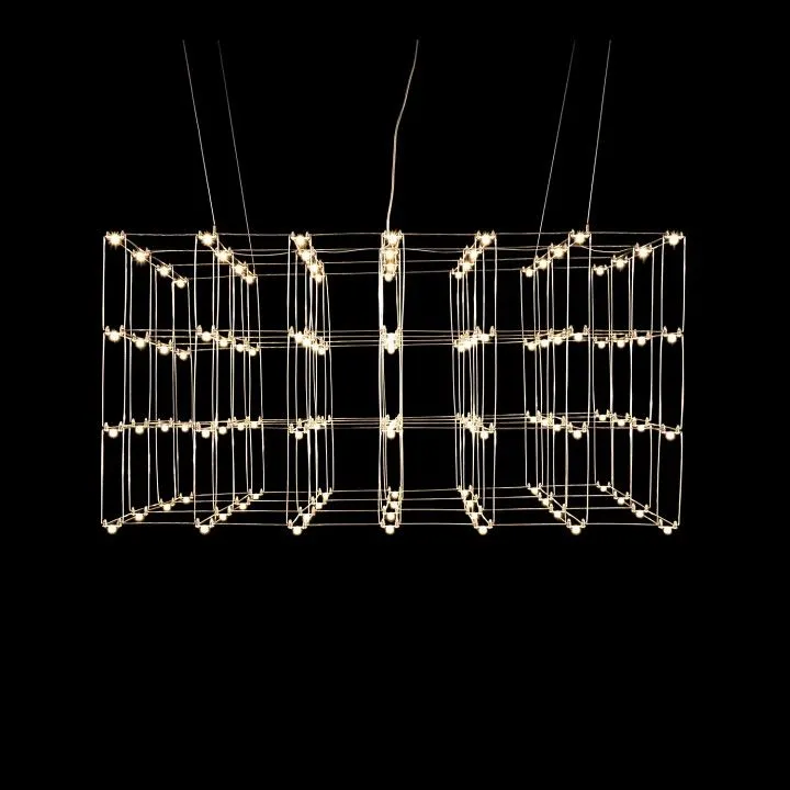 Подвесная люстра O-LUCE Cosmic Glass ячейка 20*20 см 11787611-2