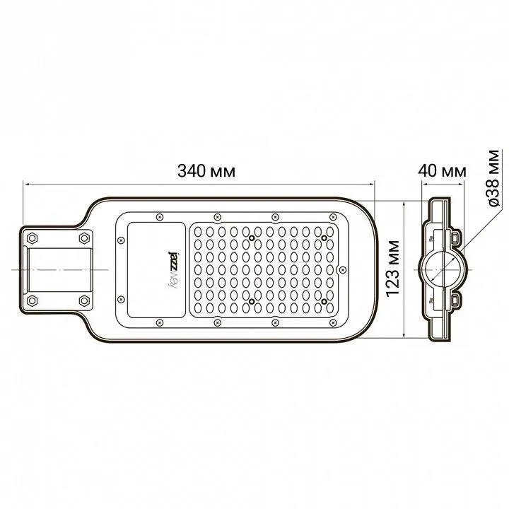 Консольный светильник Jazzway  PSL 07  30w 5000K  IP65