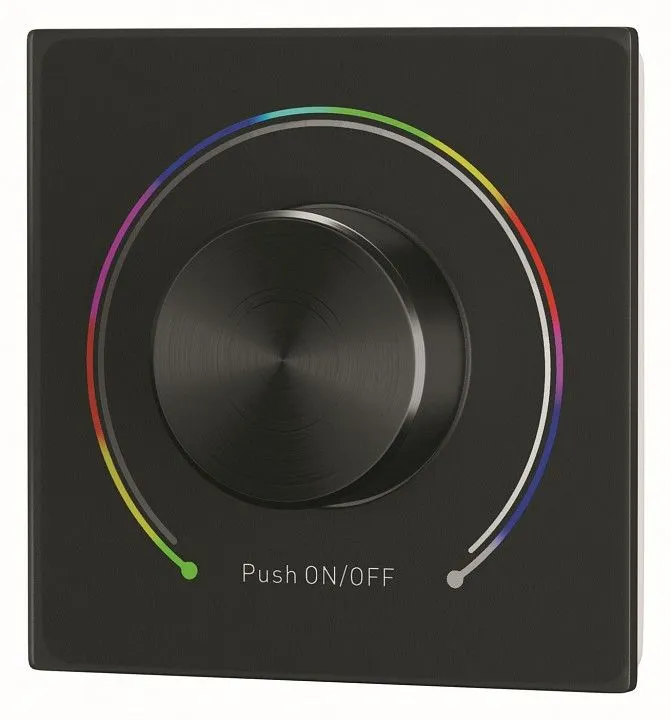 Панель-регулятора цвета RGB роторный встраиваемый Maytoni Lighting control Панели управления 721038