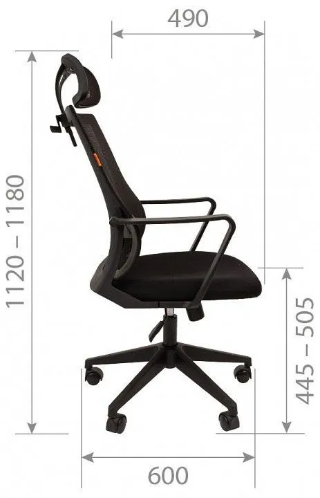 Кресло компьютерное Chairman Chairman 545 00-07126770, 7126770 Кресло компьютерное Chairman Chairman 545 00-07126770, 7126770