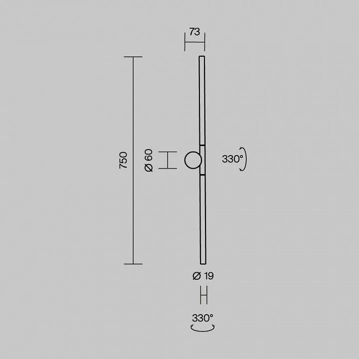 Бра Maytoni Ротера MOD432WL-L9B3K