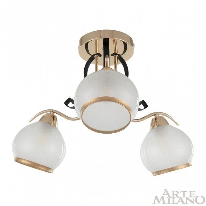 Потолочная люстра Arte Milano AMALFI-323306 323306/3 FG+BK