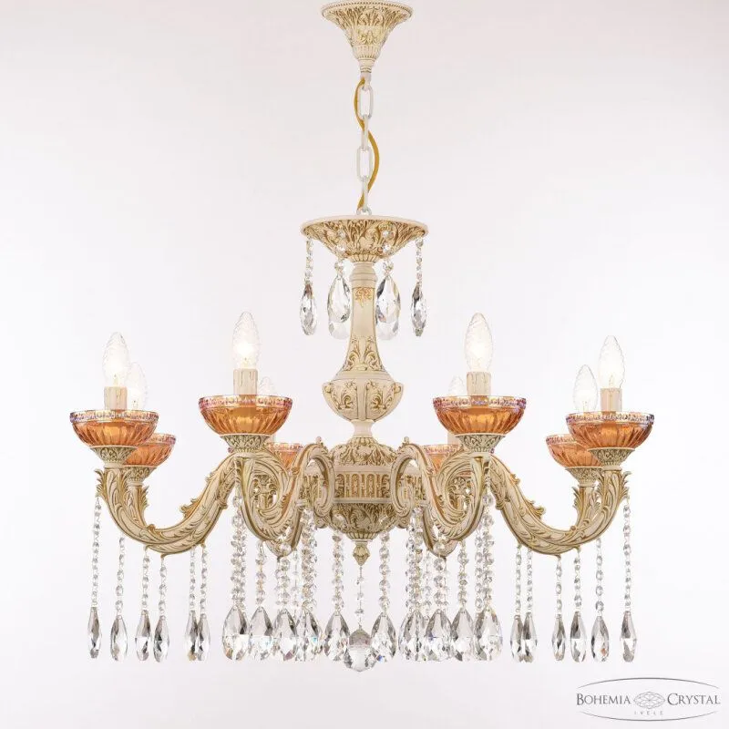 Подвесная люстра Bohemia Ivele Crystal AL7901 AL79101/8/250 A WMG P Shampan/M-1G