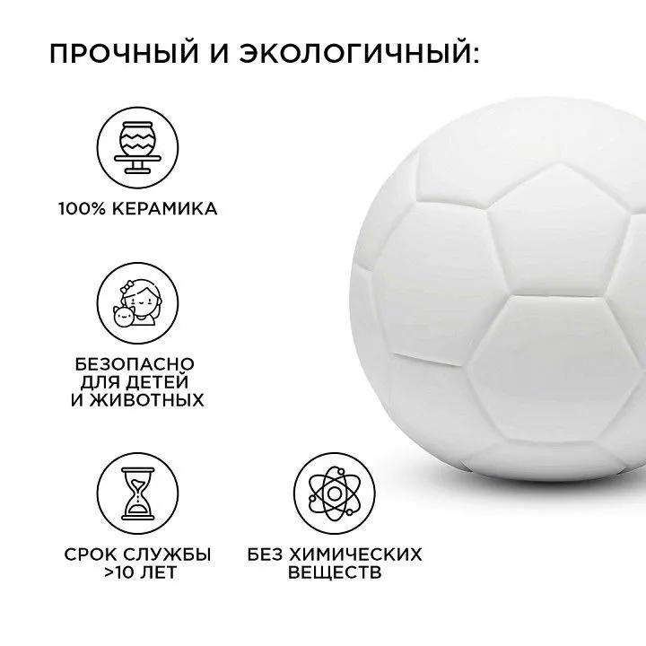 Настольная лампа декоративная Apeyron Electrics Футбольный мяч 12-086