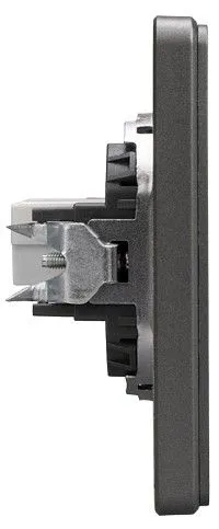 Розетка Ethernet RJ-45 и со шторками, без рамки Kranz ROUND KR-78-0724-2