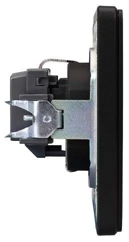 Розетка с заземлением и со шторкой, без рамки Kranz ROUND KR-78-0701-3