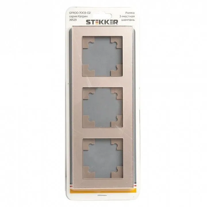 Рамка на 3 поста Stekker Катрин 39529